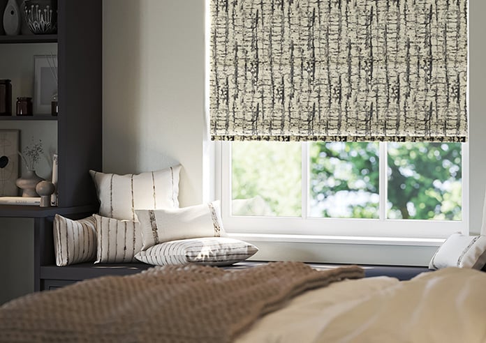 Urbanite, Glimmer Jet - Motorised Roman Blind - Image 5